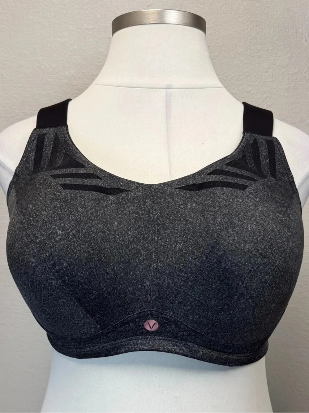 LIVI Active Gray Maximum Support Underwire Sports Bra - Size 44G